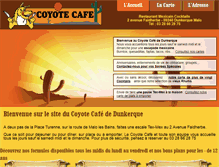 Tablet Screenshot of lecoyotecafe.fr
